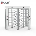 304 Stainless Steel Dual Lane Full Height Turnstile Gate For Gym for sale