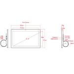 High Definition RK3399 21 Inch Android Tablet / All In One Touch Screen Computer
