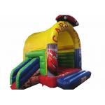Simple cars arch roof inflatable combo & inflatable combos bouncer / 3 in 1 combos for kids for sale