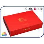 ISO Book Style Cardboard Flip Top Magnetic Gift Box for sale