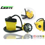 25000 Lux Brightness Miners Helmet Lamp Aluminum Lighting Cup Material Cree Source