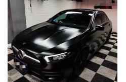 China Heat Proof Car Wrap Roll Metallic Crystal Ceramic Matte Black Bubble Free supplier