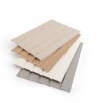 Waterproof Indoor WPC Wall Panel Easy Install Fluted Wall Cladding for Interior Decoration for sale