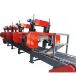 Multi Heads Industrial Sawmill Equipment Horizontal Wood Cutting Band Saw For Wood for sale