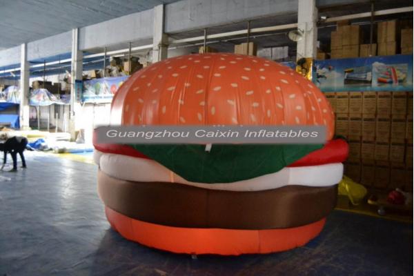 commerical large Inflatable advertising hamburger model