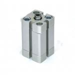 ADN-12-20-A-P-A Compact 20mm Stroke Pneumatic Cylinder with Male Piston Rod for sale