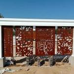 Rust 2mm Corten Steel Decorative Panels Polished
