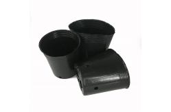 China Custom Plastic Net Pots Plastic Flower Container Tear Resistant supplier