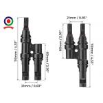 Ce Certificate Electric 2 To 1 Solar Branch T Connector For Solar Panels for sale