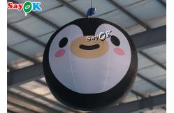 China Customized 1.5m 5ft Inflatable Lighting Decoration Penguin Balloon supplier