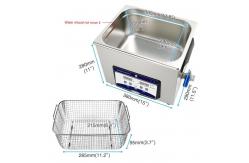China Semiconductor / Integrated Circuit Table Top Ultrasonic Cleaner 10L 240W Long Lifespan supplier