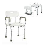 Elderly Square Seat Bathroom Shower Chair Bath Seat with Back for sale