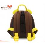 6-7L Kids Tiger Backpack , Yellow Toddler Backpack Water Resistant