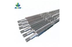 China Conical Twin Screw Barrel / Extruder Screw Barrel For Pipe Extrusion supplier