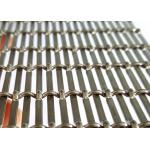 Architectural Aluminum Flat Wire Mesh For Exterior Building Metal Facade