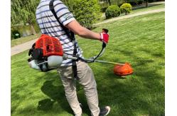 China 35.8CC Gas 2-Cycle 2-in-1 Brush Cutter and String Trimmer 17 Cutting Width supplier