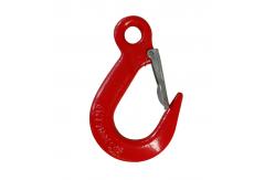 China Alloy Steel Rubber Elements , Forged Compact Lifting Swivel Hooks supplier