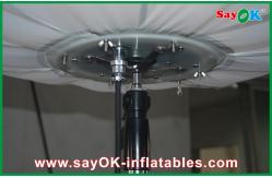 China Customized Nylon Cloth White Inflatable Lighting Decoration For Party supplier