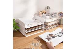 China Household Stackable Plastic Desk Organizer Drawers For Office supplier
