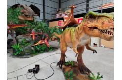 China CE RoHs Realistic Animatronic Dinosaur , Natural Looking Dinosaur Model High Durability supplier