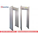 Two Led Light Bar 33 Zones Metal Detector Security Doors For Weapon Detection for sale