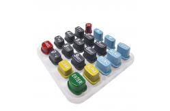 China Customized P+R Silicone Conductive Keypads For Diverse Applications supplier