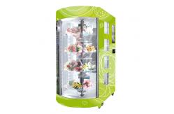 China Automated Rose Fresh Flower Vending Locker Machine Self Service Transparent Window supplier