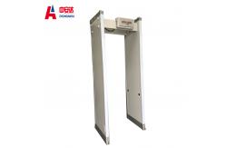 China 12W Walk Through Metal Detector Adjustable Sensitivity With 33 Detecting Zones supplier