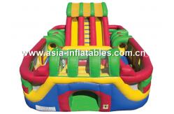 China Round Inflatable Obstacle Challenges Course / Inflatable Party Games For Kids supplier