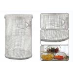 Bbq Round 304 Stainless Steel Barbecue Mesh Tube Rolling Grilling Basket for sale