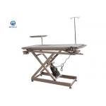 Single Sided Tilting Veterinary Operating Table 304 Stainless Steel for sale