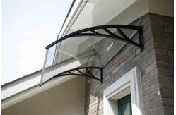 China 600mm 800mm Polycarbonate Window Awning Plastic Building Material supplier