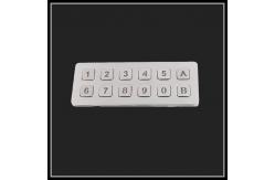 China LED Backlight IP65 Double Row Stainless Steel Keypad For Information Kiosk supplier