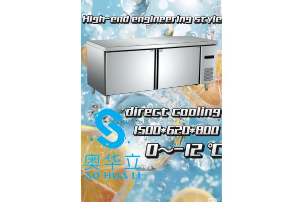 Safety Operation Commercial Undercounter Fridge Freezer Easy Maintenance