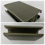 T4  T5 Oxidizing Bronze Anodized Aluminum Channel With Customized Shape for sale
