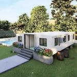 Portable Temporary Modular House Modified Luxury Villa 20ft Expandable Container Home Prefab Houses for sale