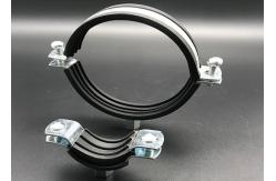 China Custom Size 8''  Rubber Lined EPDM Pipe Cushion Clamps supplier