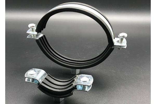 Custom 1/4''-10'' Zinc Plated Steel Rubber Lined EPDM