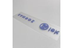 China 3D Numbers Letter Name Silicone Heat Transfer Logo Custom Eco Friendly supplier