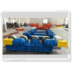 Rubber Wheel 30t Fixed Welding Turning Roll With Foot Pedal