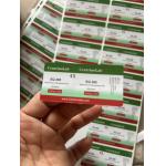 Waterproof and Durable Glass Vial Labels for Testo E Nano Labs with Laser Shinny Effect and Customized Design for sale