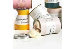 China Customized Paper Tube Packaging Eco-Friendly Durable For Ice Cream Packaging supplier