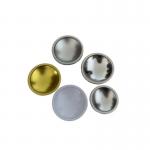 Normal Pressure Top and Bottom Aerosol Can Components Clear Lacquered Cone and Dome for sale