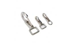 China Fixed Style Round Eye Bolt Snap Hooks Zinc Diecasting Spring Shrapnel supplier