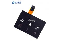 China Matte FPC Membrane Switch Keypad , PET Membrane Switch For Cafes supplier