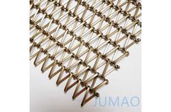 China Staircase Baluster Architectural Copper Mesh Steel Grilles Screen supplier