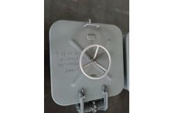 China Weather-tight Quick Action Steel Marine Hatch Cover with Strong Spring Hinges supplier