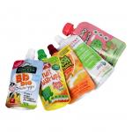 2 layers Aluminum Foil Liquid Spout Bags ISO9001 Sealed Milk Stand Up Drink Bags for sale
