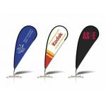 Popular Business Beach Flag Custom Flags Easy Install Exhibition For Advertising for sale