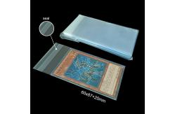 China CPP Small Card Sleeves 60x87mm Pokemon Resealable Card Sleeves supplier